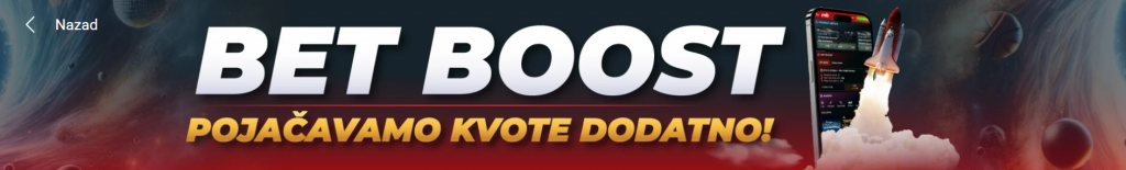Bet Boost at Meridianbet
