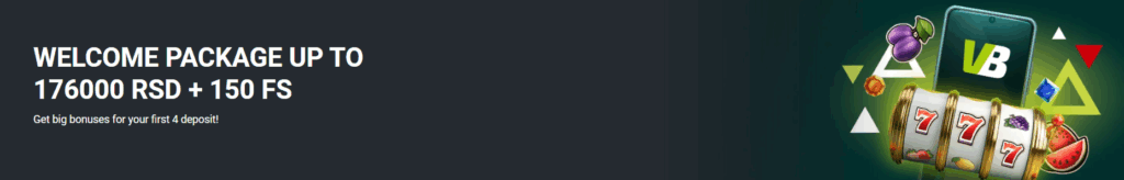 VivatBet Casino Welcome package